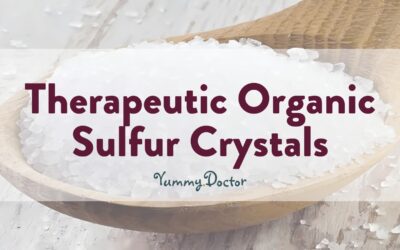 Therapeutic Organic Sulfur Crystals