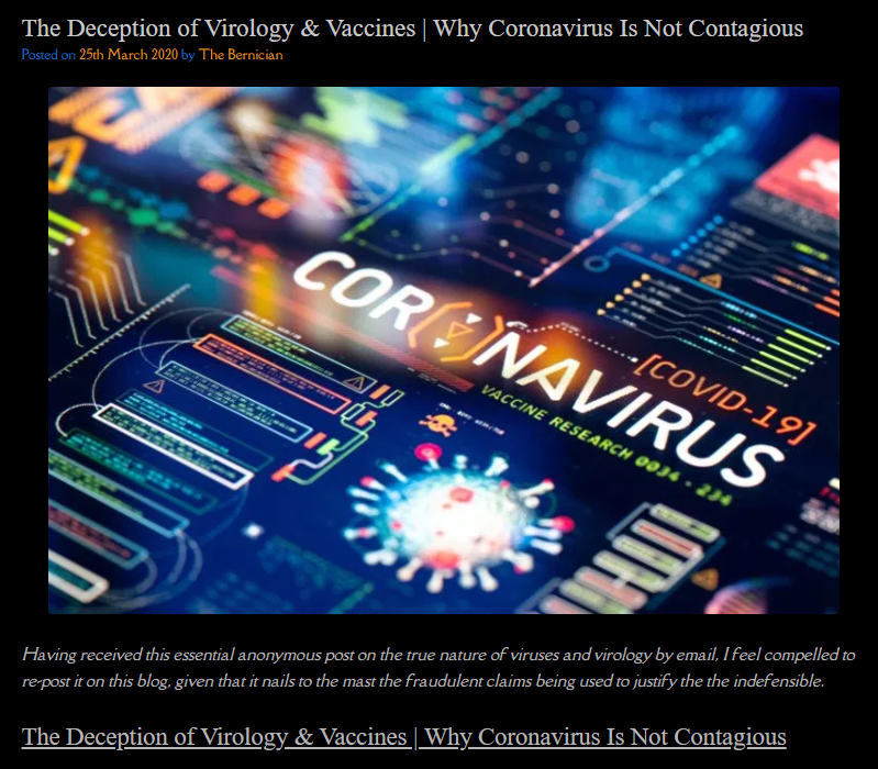 YumNaturals Emporium - Bringing the Wisdom of Mother Nature to Life - The virus deception