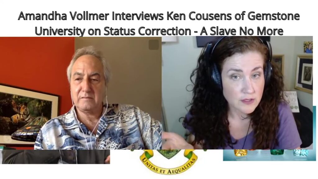Status Correction Process with Ken Cousens Founder of Gemstone University