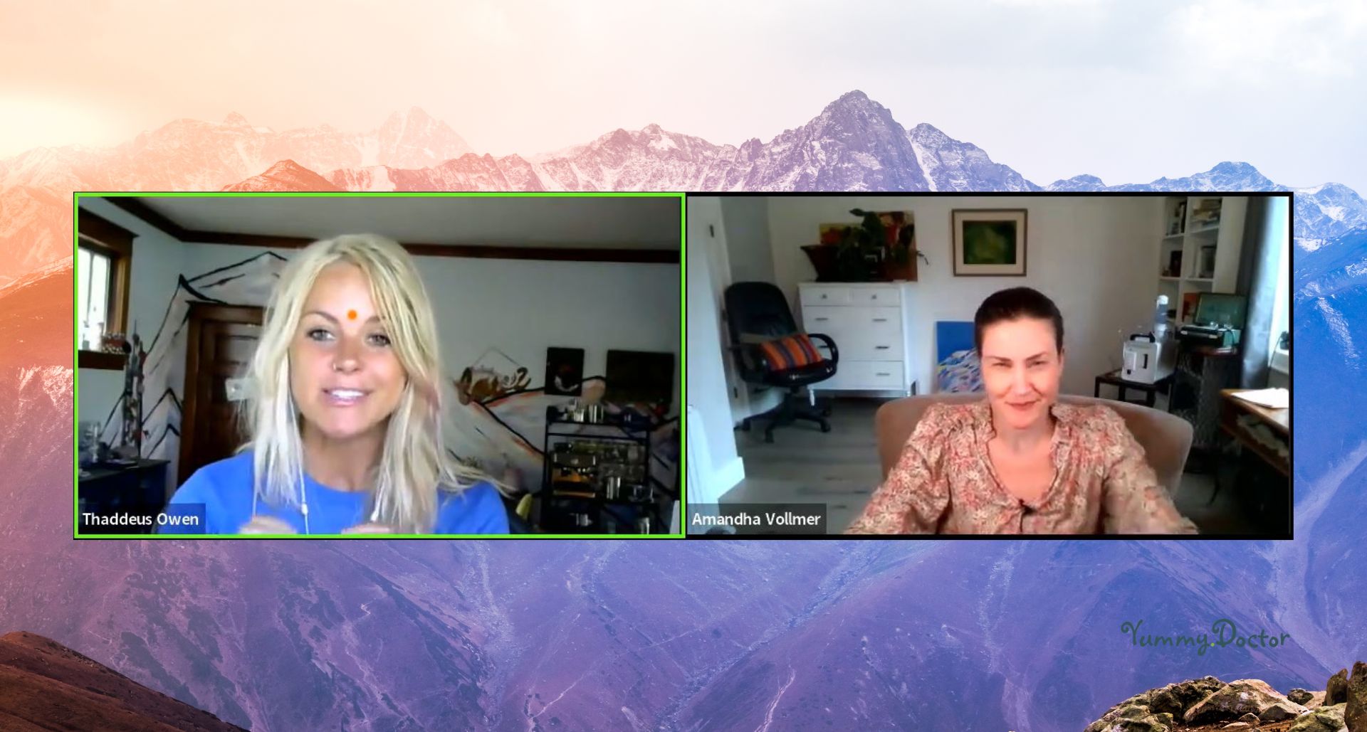 Amandha Vollmer with Heidi Sime