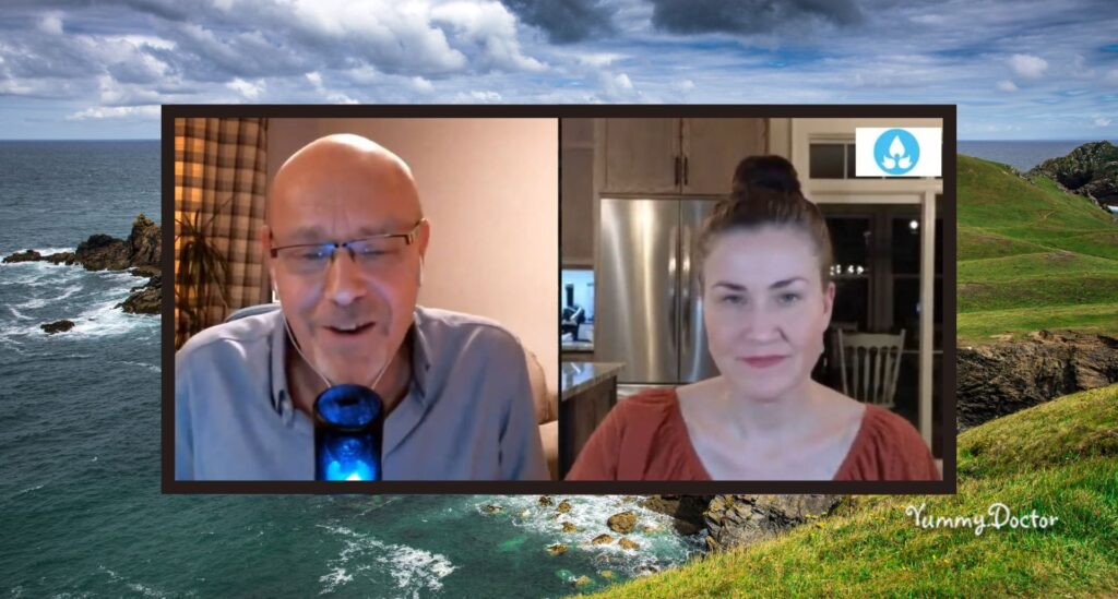 Yummy.Doctor Amandha Vollmer ADV and Robert Bralant of the Health Freedom UK Show