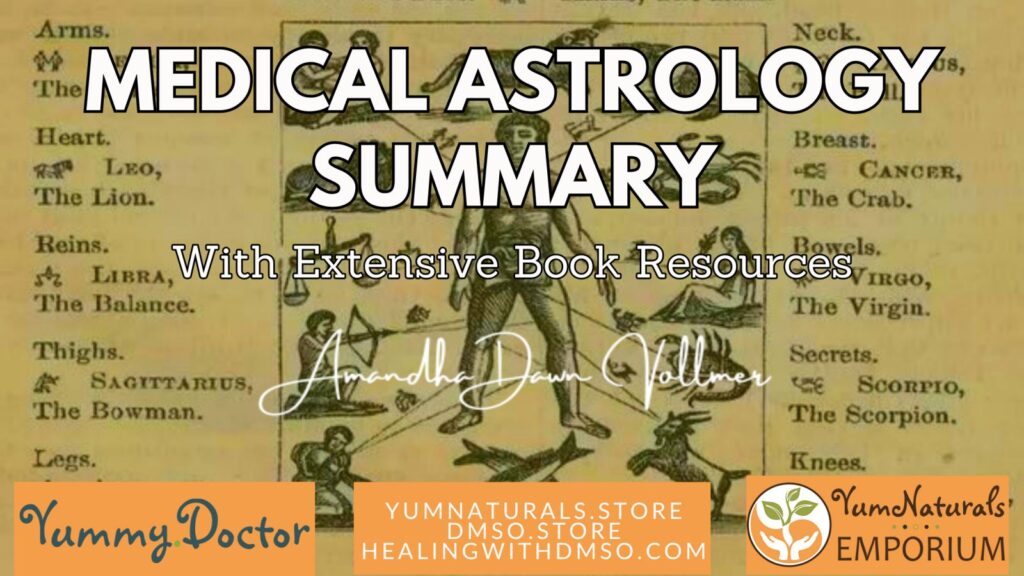 Yummy Doctor Holistic Health Education - Blog - Medical Astrology Summary