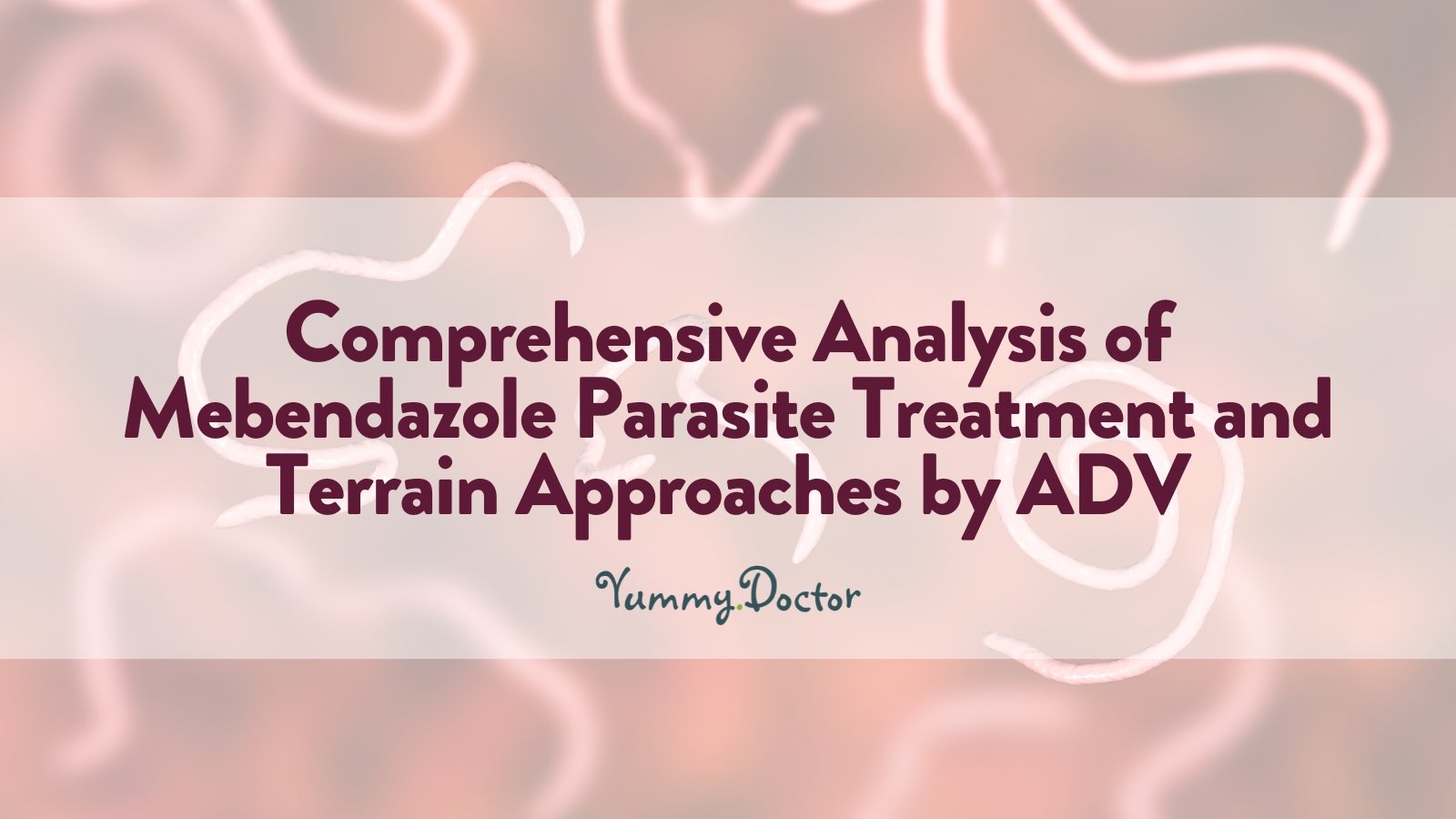 Yummy Doctor Holistic Health Education - Blog - Comprehensive Analysis of Mebendazole Parasite Treatment and Terrain Approaches