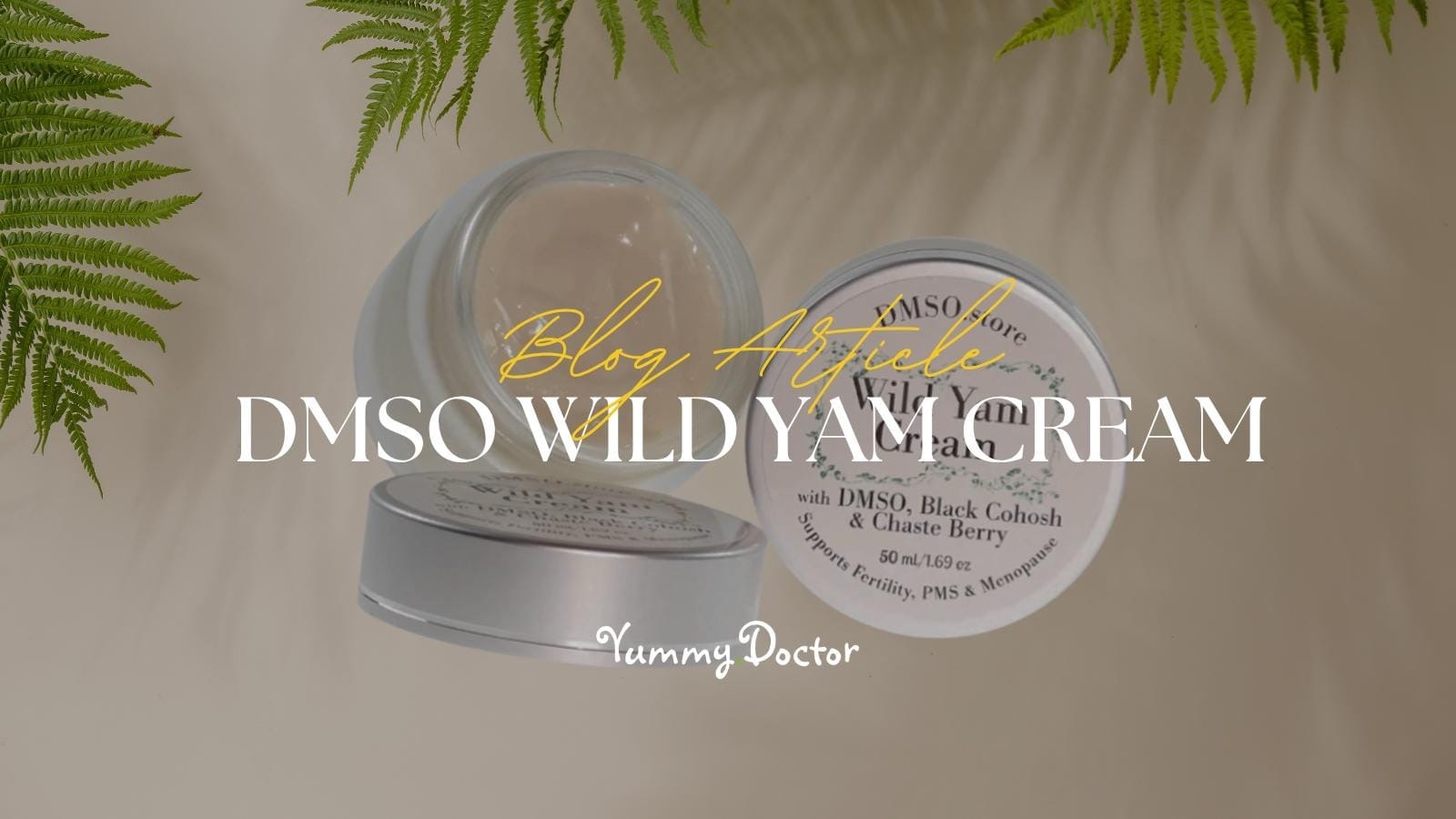 Yummy Doctor Holistic Health Education - Blog - DMSO Wild Yam Cream